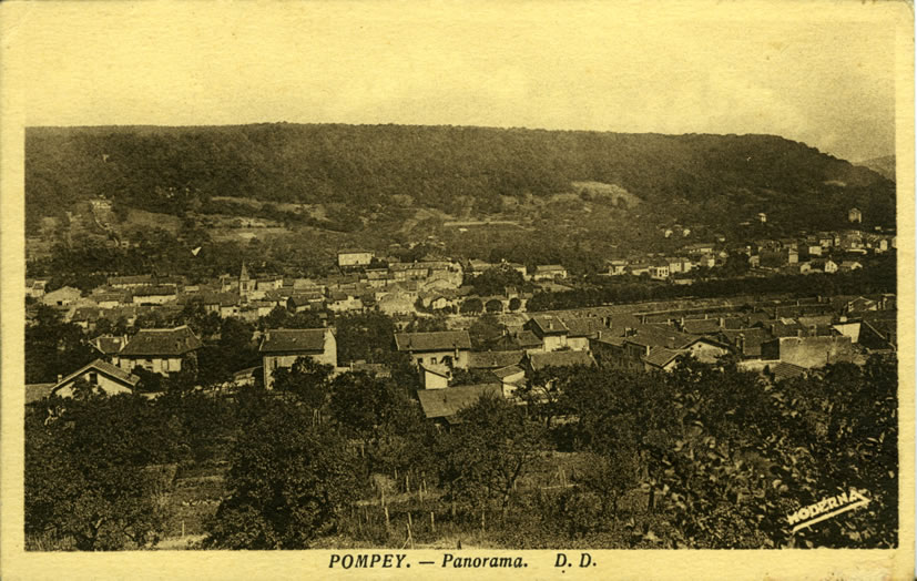 vue générale de Pompey, image originale